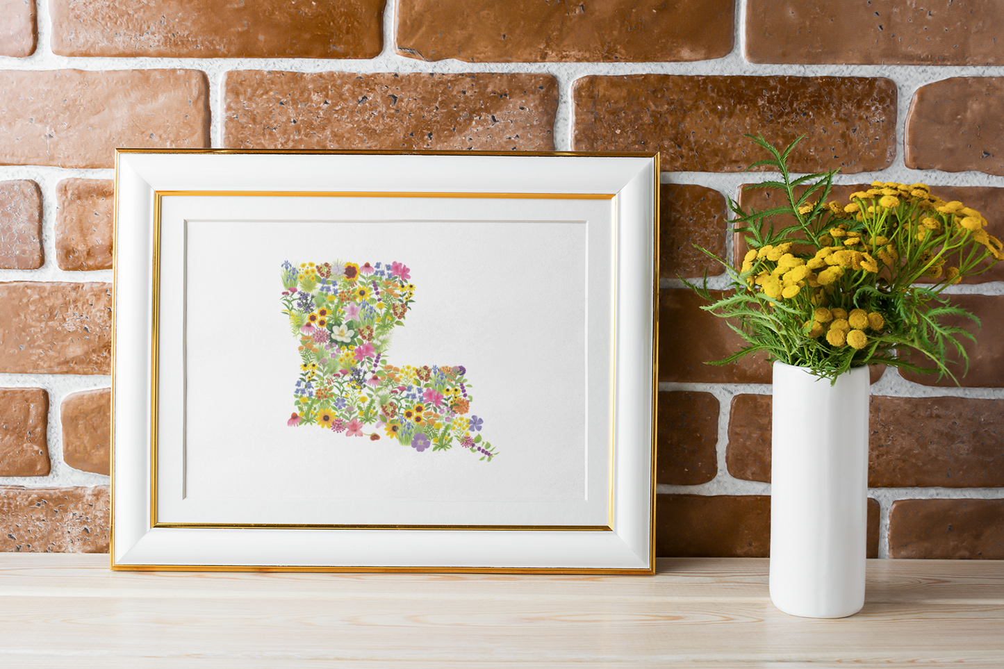Louisiana Wildflower Map