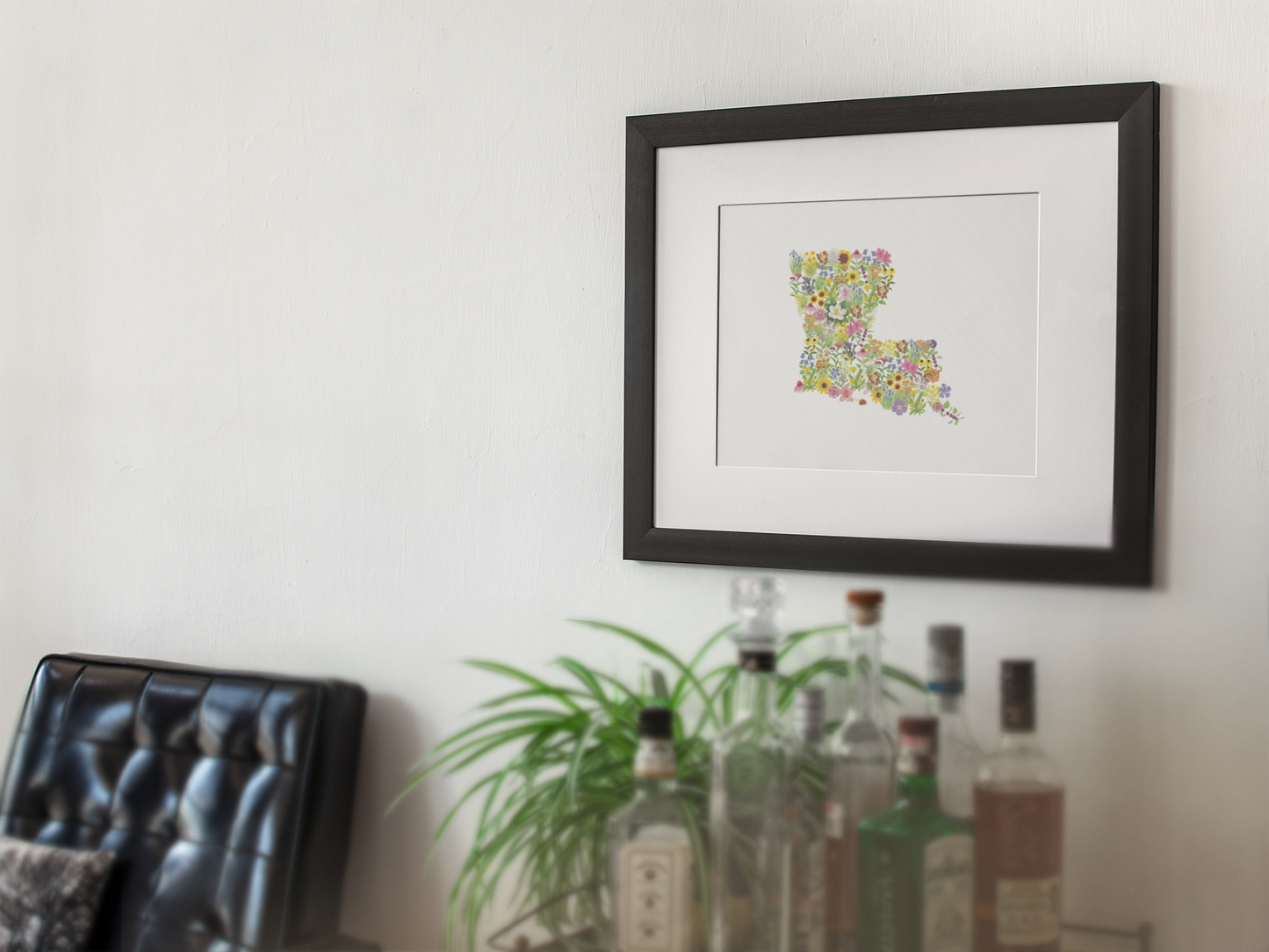 Louisiana Wildflower Map